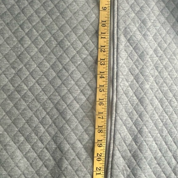 NWT Ampersand Avenue Gray Quilted Bomber Jacket size XXL comfort core sporty - Picture 10 of 11